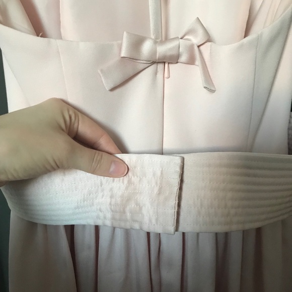 Blush bridesmaid gown - Picture 6 of 8